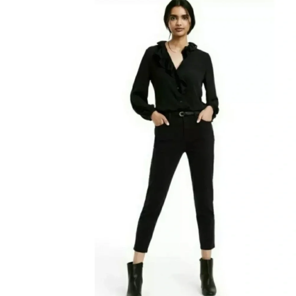 High-Rise Ankle Length Skinny Jeans - Nili Lotan x Target Black size  0 4 6 14 - Picture 9 of 15